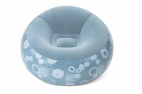 Велюр-крісло надувне BestWay 75052 Світло синій, World-of-Toys