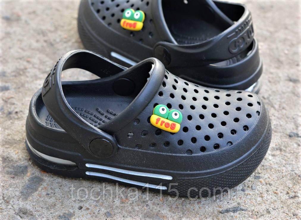 Сабо дитячі крокси crocs Dago чорний р26 і 30