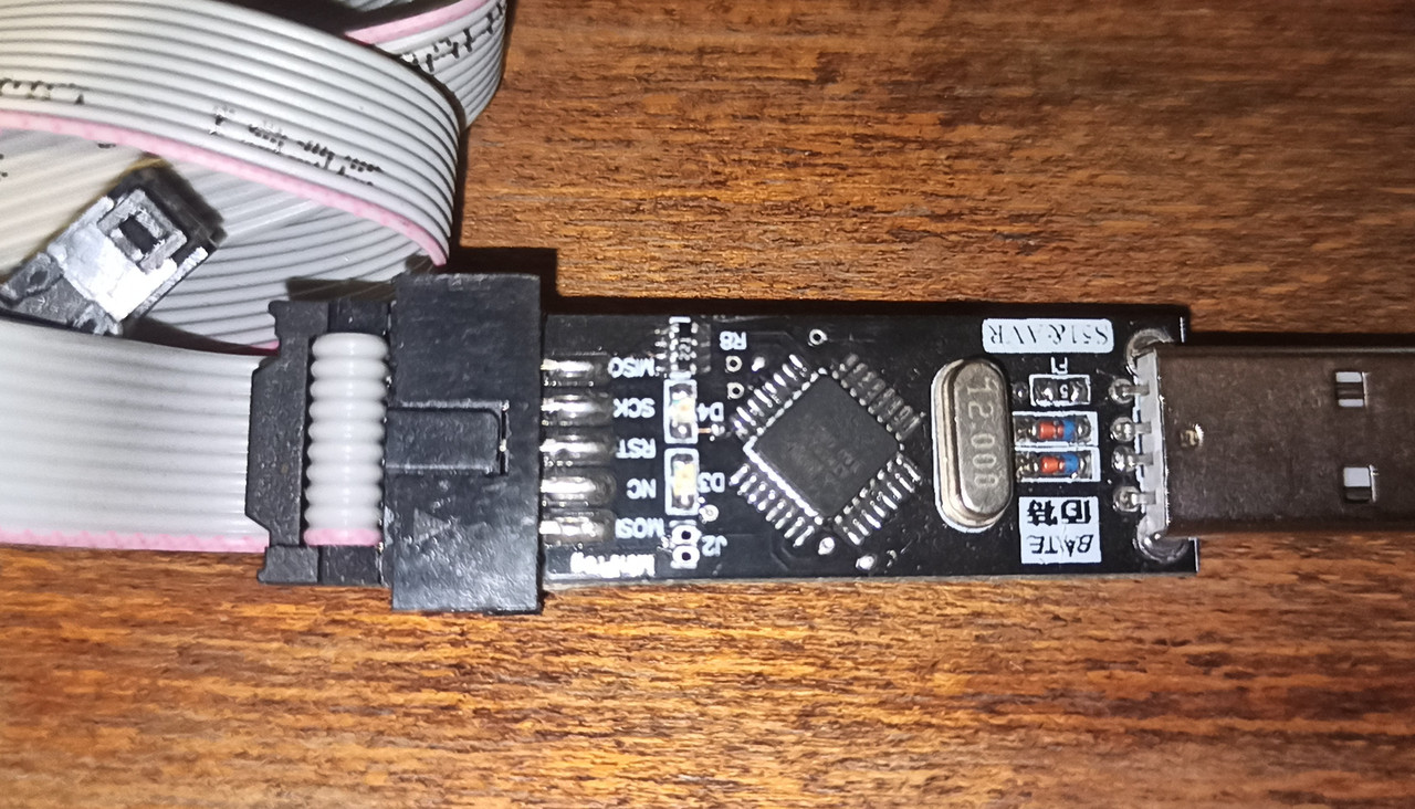Програматор AVR, USB-програматор ATMEGA8 ATMEGA128 ATtiny/CAN/PWM 10-контактний модуль, фото 1