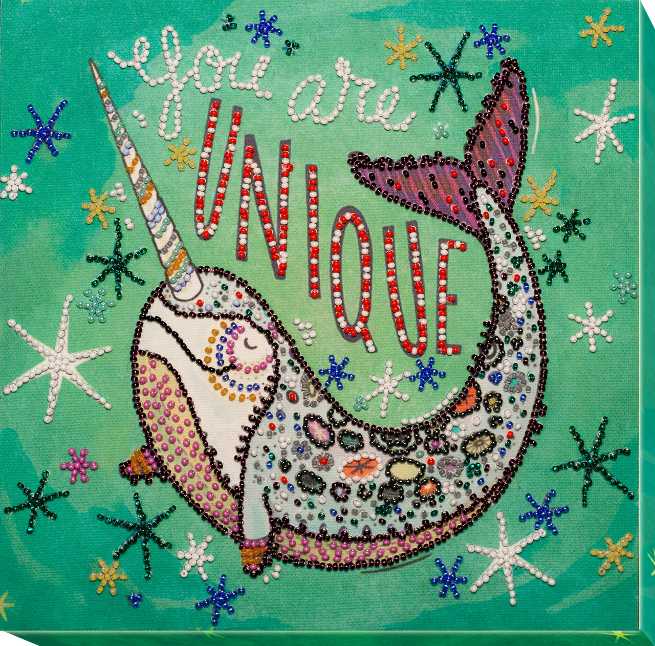 Набір-міді для вишивки бісером Неповторний... (20 х 20 см) Абрис Арт AMB-053, фото 1