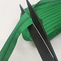 Рулонная молния типа Спираль Т-3 цвет #876 зеленая