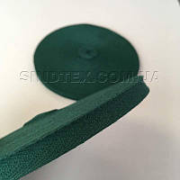 Зеленая киперная лента 2 см (киперная тесьма 20мм)