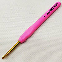 Крючок для вязания Shuma #4 с мягкой ручкой
