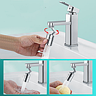 Аератор на кран SPLASH HEAD, що обертається, поворотна головка на 720°, з 2 режимами / Насадка для змішувача, фото 4