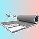 Тонкий матрац топер Шайн Shine Gray-White collection, матрац топер зі знімним чохлом, фото 9
