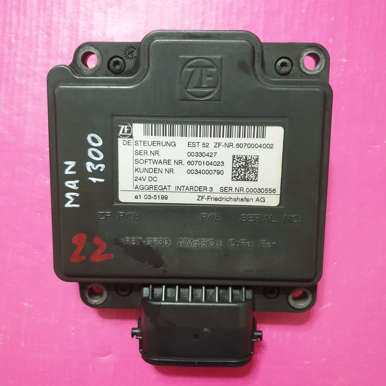 nao　CDトリのみ Блок управления интардера EST52 DAF, ZF 6070004002