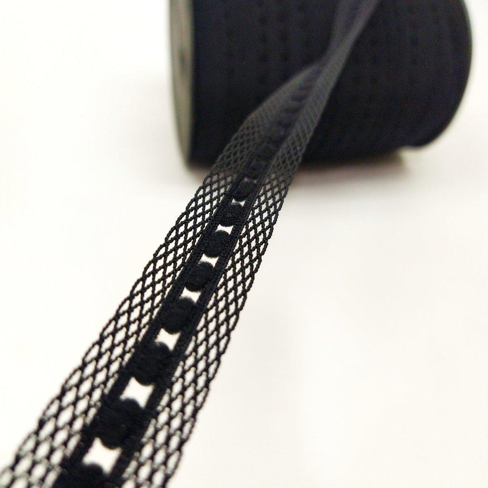Резинка для пошива нижнего белья (отделочная) 2см на метраж черная (ПИ8-010) - фото 2 - id-p1783186095