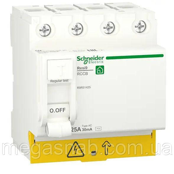 4р 25 А C RESI9 Schneider