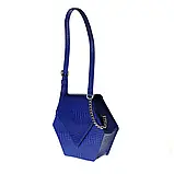 Жіноча сумка-клатч через плече в 6-и кольорах. Яскраво-синій., фото 2