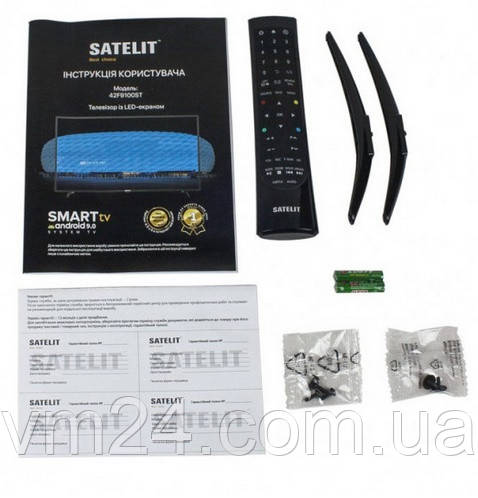 LED-телевизор TV 42 Satelit 42F9100ST Full HD/T2/Smart TV/Android 9/HDMI/USB/Wi-Fi/Ethernet/Black - фото 3 - id-p215690710