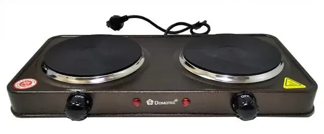 Електроплита диск подвійний Domotec