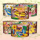 Форми паперові для паски розмір 130х85 "Метелик" (об'єм 400 грам) 50 шт/уп., фото 2