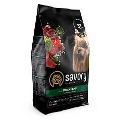 УЦІНКА! Сухий корм Savory Fresh Lamb для собак малих порід зі свіжим м'ясом ягняти 8 кг
