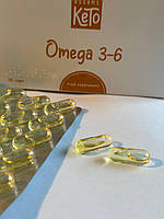 Омега 3,6 растительная  KETO OMEGA 3-6 - БАД 30 к.