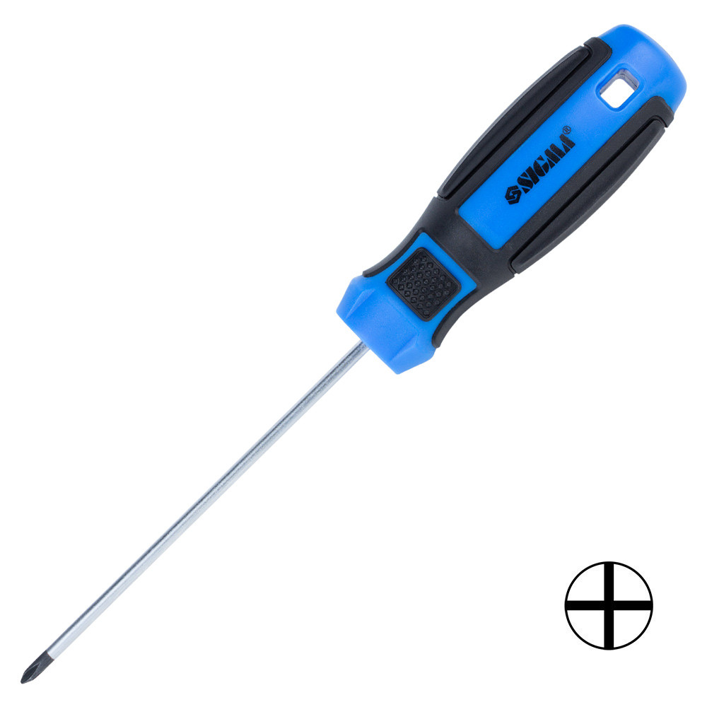 Викрутка хрестова PH 0×100 мм CrV Mega SIGMA (4009321)