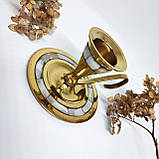 Підсвічник настільний з ручкою і гравіровкою (Греція), фото 3