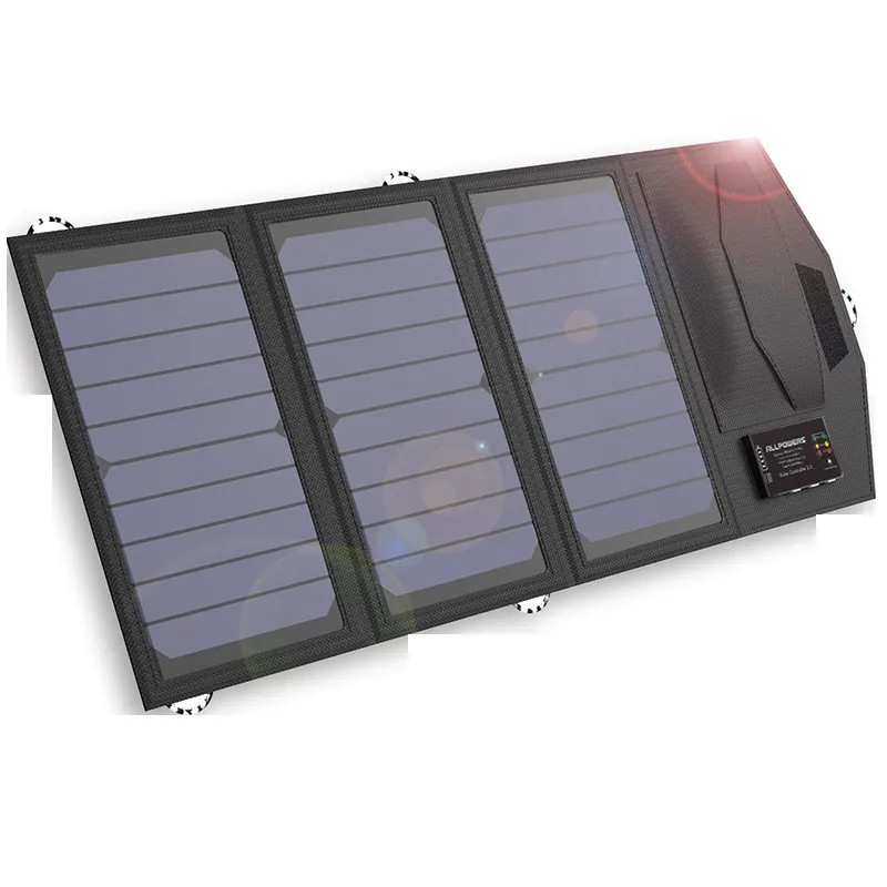 Портативна сонячна панель Allpowers 15W 10000 mah