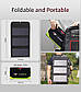 Сонячна портативна панель Power Bank 10000 mAh Allpowers 21W Fast Charge., фото 5
