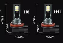 2 Світлодіодні автолампи LED H11/Н8 1200LM 12SMD 12 V 6000 К, фото 5