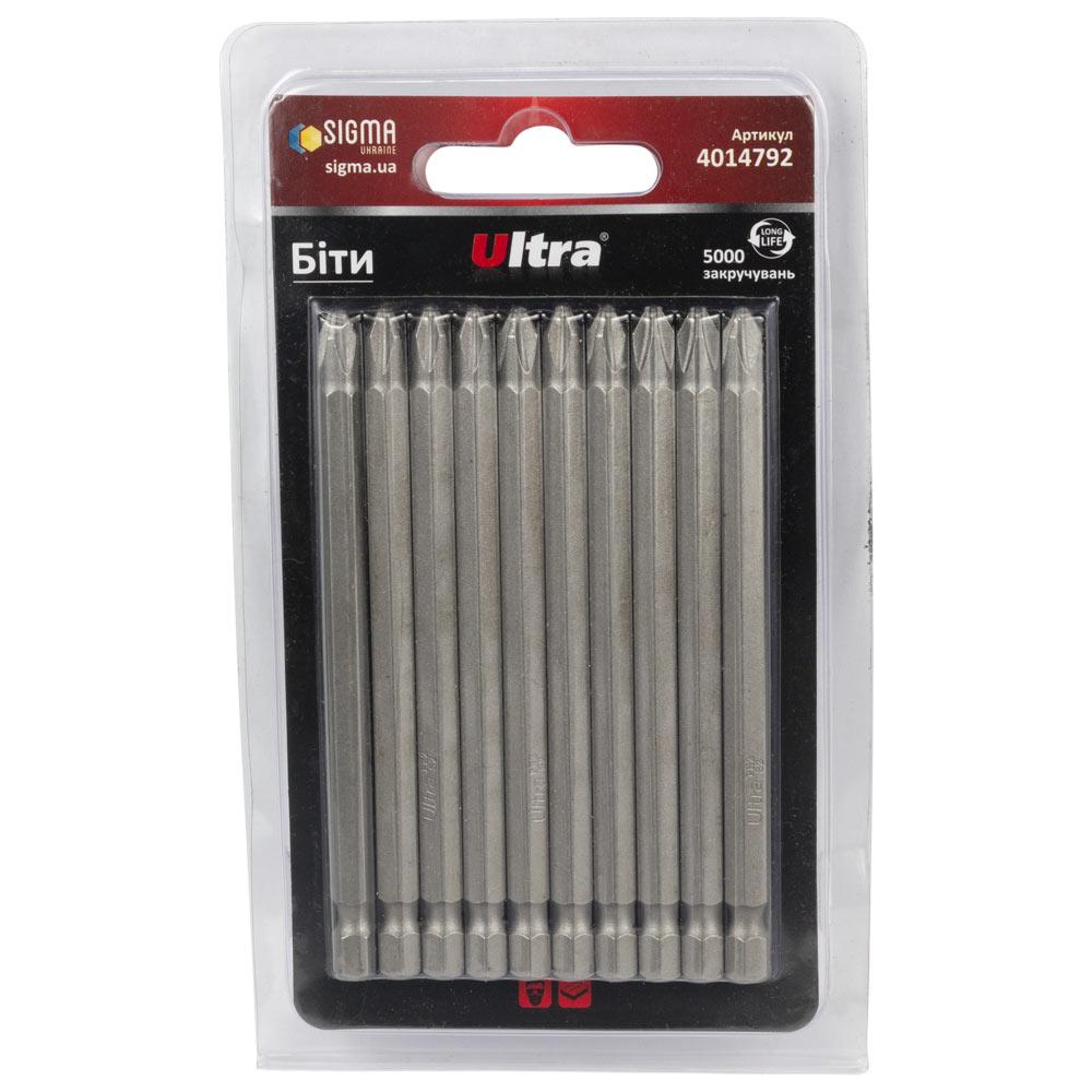 Біти PH2×100мм ¼" 5шт S2 (блістер) ULTRA (4014792)