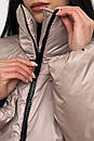 Весняна жіноча коротка бежева куртка Сія 42 44 46 48 розміри, фото 3