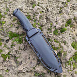 Уцінка. Ніж нескладний Gerber, пластиковій чохол. чорний, фото 2