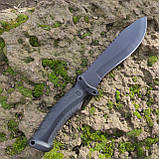 Уцінка. Ніж нескладний Gerber, пластиковій чохол. чорний, фото 4