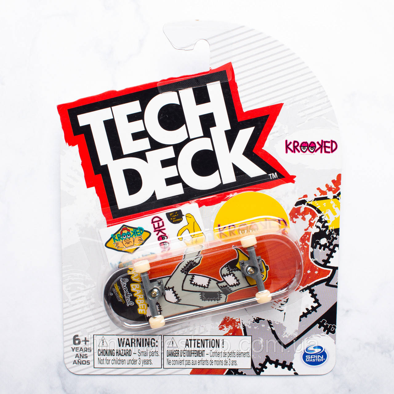 Фінгерборд Tech Deck Krooked Skateboards Ray Barbee Redux 32 мм