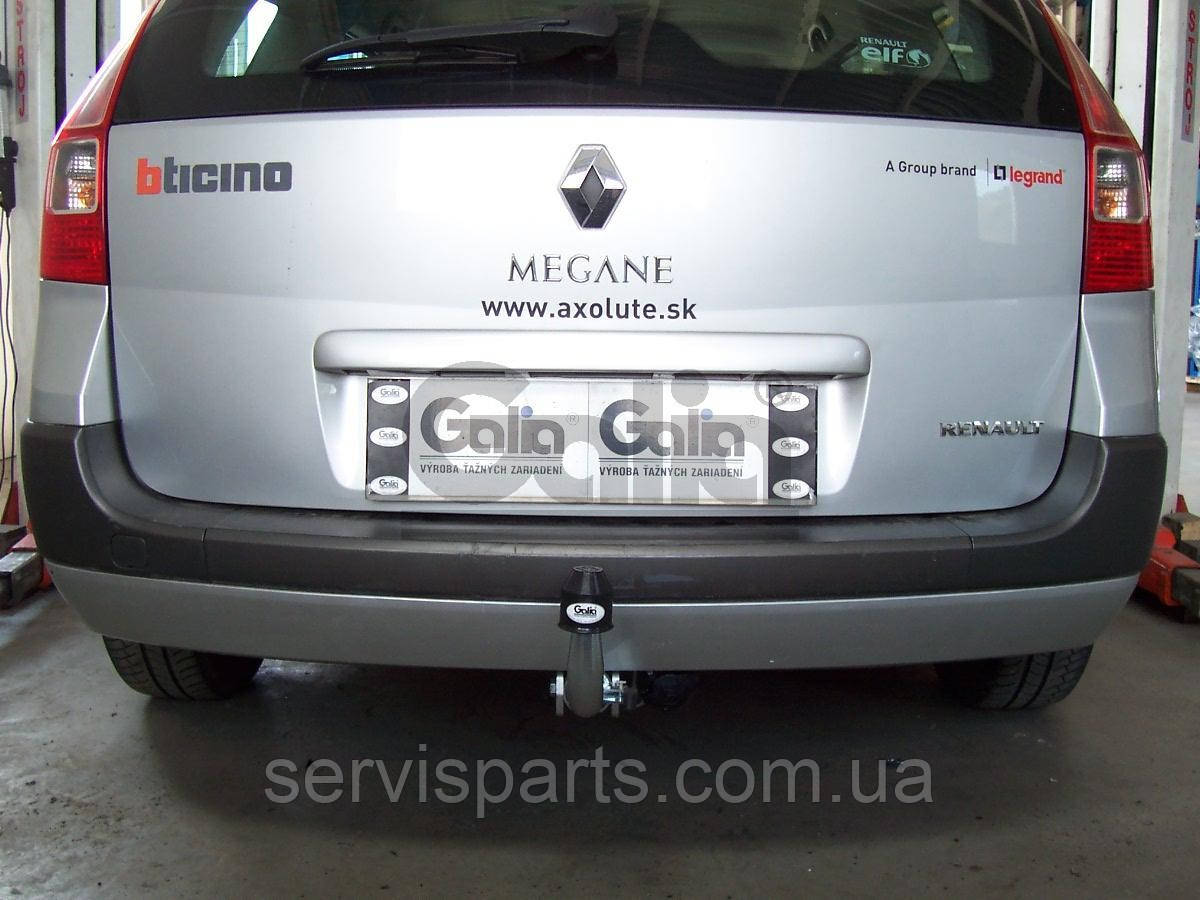 Оцинкованный фаркоп на Renault Megane II 2003-2009 (седан и универсал) - фото 7 - id-p1783277409