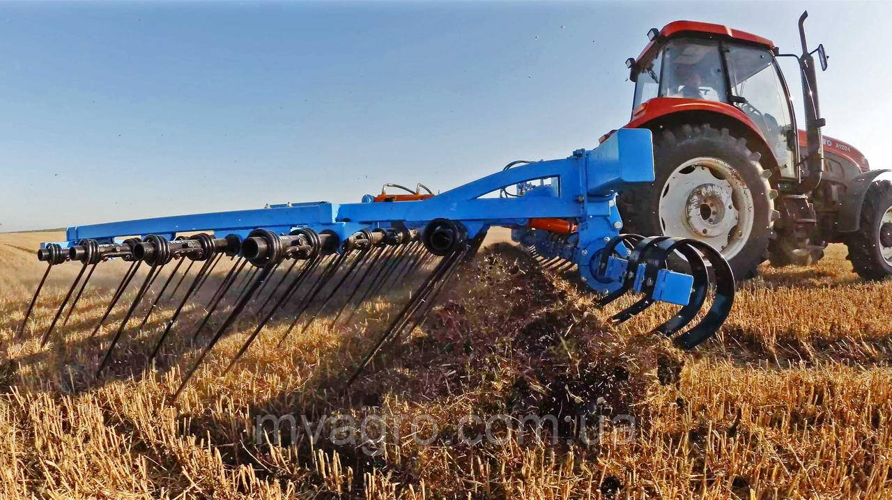 Борона дискова пружинна БП-9 (DEREX) ( посилена пружина d=16), фото 1