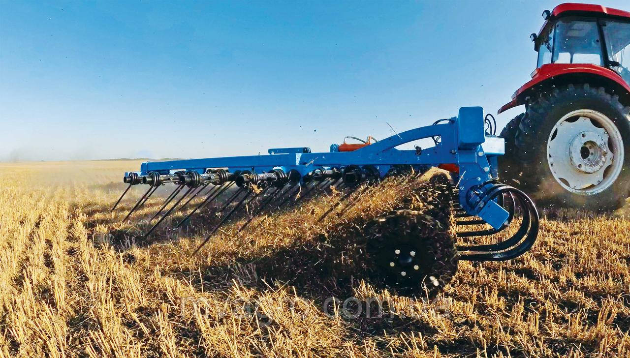 Борона дискова пружинна БП-7,5 (DEREX) Colter/SuperSharp (посилена пружина d=16), фото 1