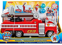 Большая пожарная машина Маршалла Paw Patrol marshall's Transforming Movie City Fire Truck