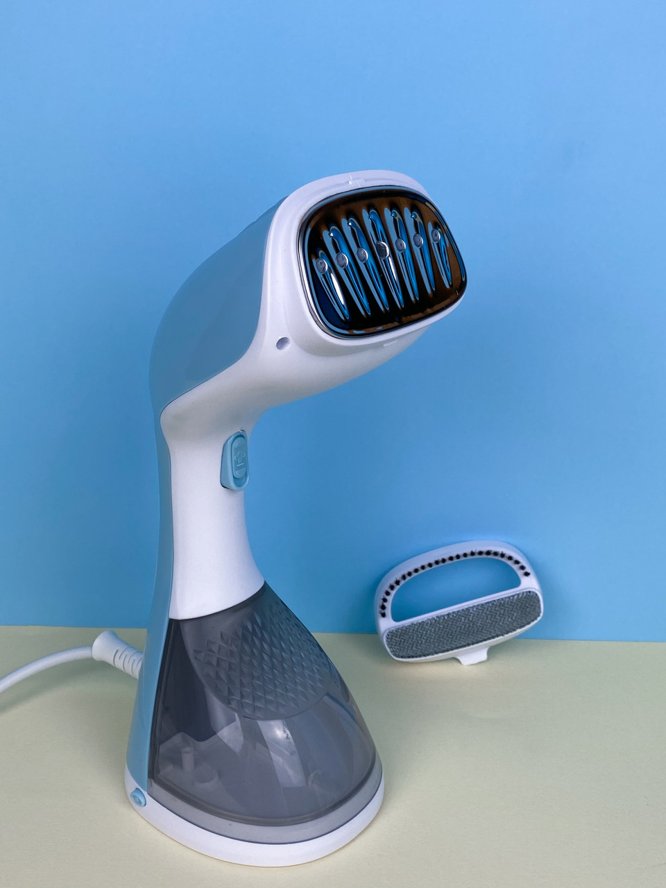 Відпарювач для одягу, ручна парова праска, пароочисник DSP KB-1079 1400W, блакитний