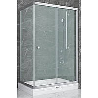 Душевая кабина Shower SATURN STN-372 120х80х190см без поддона раздвижные двери прозрачное стекло 6мм