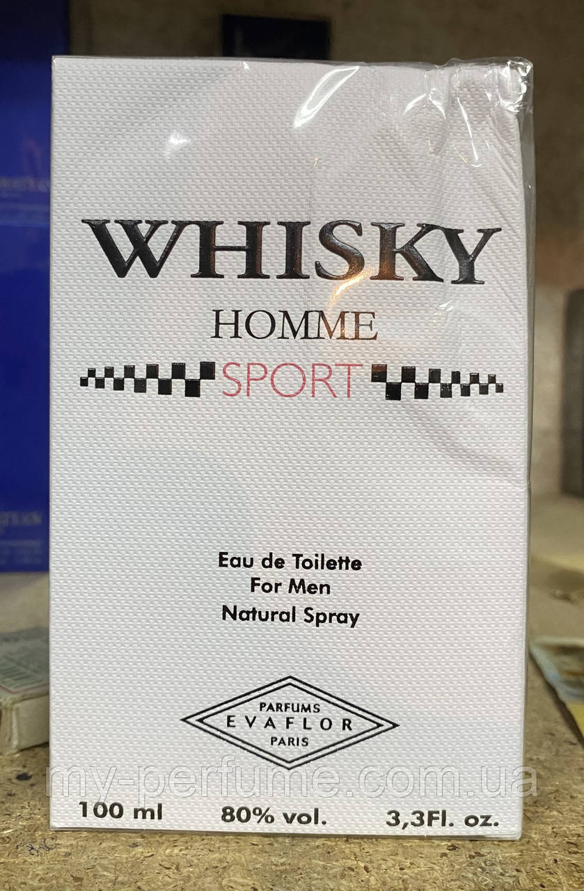 Туалетная вода Evaflor Whisky Sport Homme 100 мл (мятая упаковка) - фото 2 - id-p1783291965