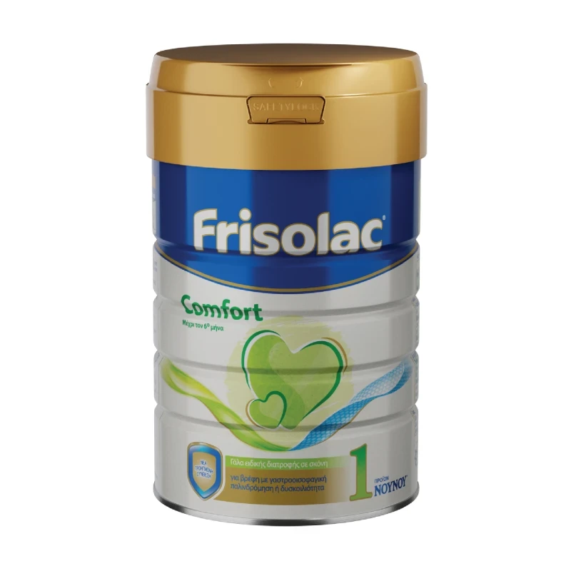 Молоко сухе Frisolac® Gold Comfort 1 для немовлят з гастроезофагеальним рефлюксом або запорами до 6 місяців 400гр
