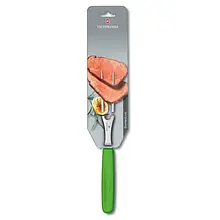 Виделка Victorinox Carving Flat Vx52106.15L4B Green З зеленою ручкою (блістер), 15 см