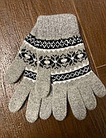 Перчатки женские, перчатки шерстяные женские, рукавички женские