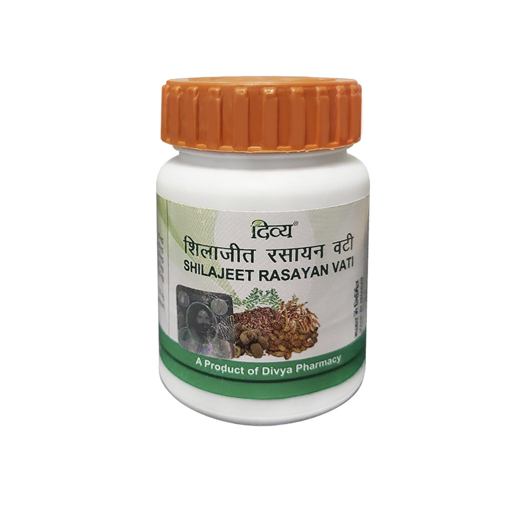 Протизапальний препарат SHILAJIT RASAYAN VATI DIVYA PATANJALI 120 таб Шиладжит Расаян