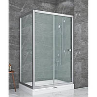 Душевая кабина Shower NEPTUN NPT-372 80х120х190 см без поддона хром прозрачное стекло 6 мм