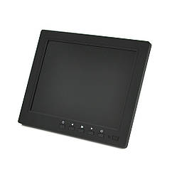 DR Монітор для відеоспостереження TFT 8" 1024*768 (HDMI+VGA+BNC+AV), кут огляду 360°, IPS, DC: 12V/1A, BOX