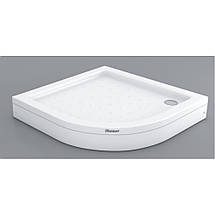 Душовий піддон Shower VIOLET SW-8009 90х90х18 см напівкруглий акриловий, фото 5