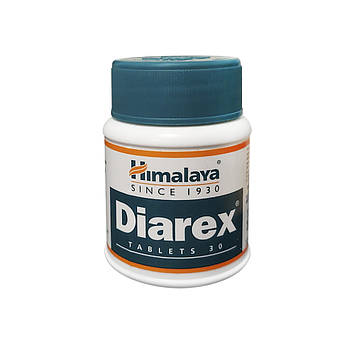 Аюрведичний засіб від діареї, дисбактеріозу та розладу кишечника DIAREX 30 таб. HIMALAYA Діарекс