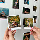 Фотомагніти в стилі полароїд (Polaroid) набір 6 шт. P6 (фотомагніти на холодильник, магніти з фото), фото 2