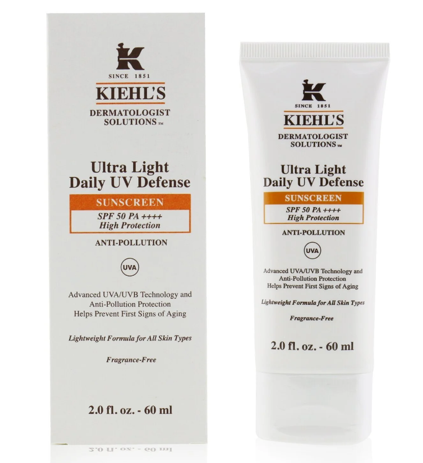 Сонцезахисний флюїд для обличчя SPF 50 Kiehl's Dermatologist Solutions Ultra Light Daily UV Defense SPF50, 60 мл