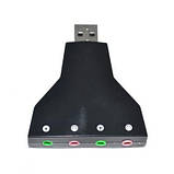 Звукова карта USB C-MEDIA PD560 7.1Ch (подвійний аудіо-мікрофон-виходи) (код 757687), фото 2