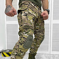 Боевые штаны мультикам, Брюки военные мужские тактические с наколенниками для зсу, американский прототип НАТО
