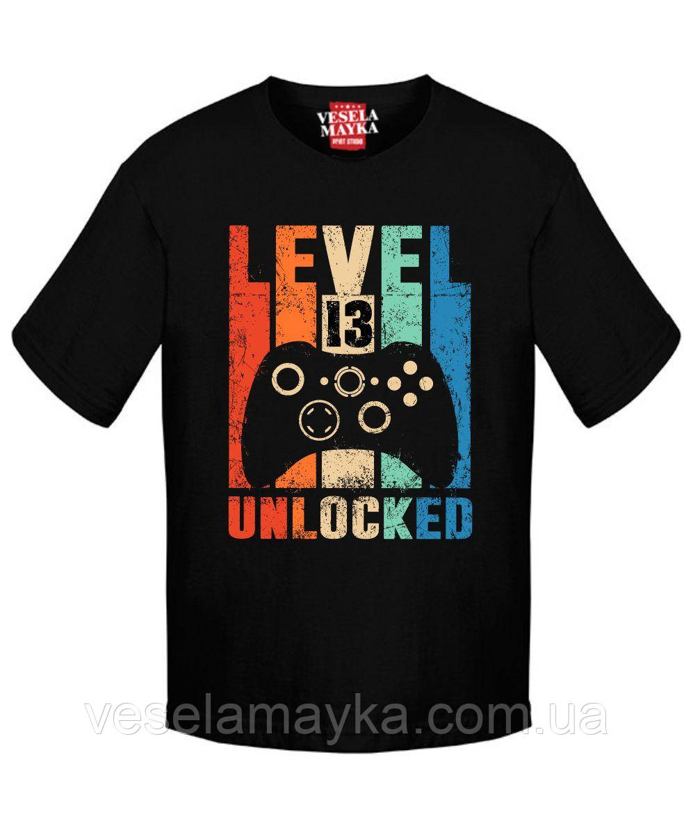 Футболка Level 13 unlocked, фото 1