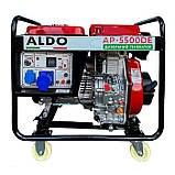 Генератор дизельний 5.5кВт з електростартером ALDO AP-5500DE Медапаратура, фото 3