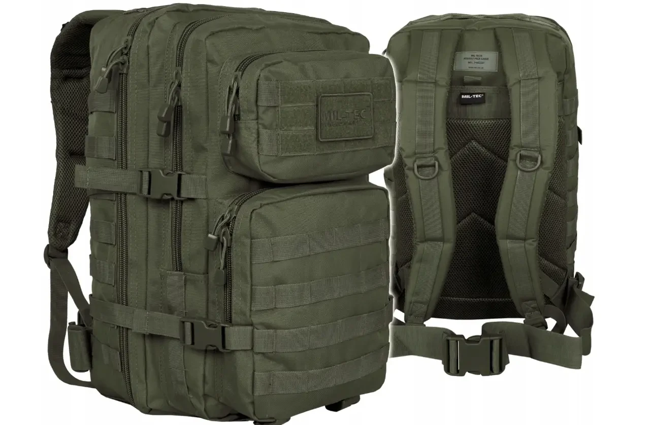 Великий тактичний рюкзак MIL-TEC Assault 36 L OLIVE 14002201.PeremogaUA, фото 1